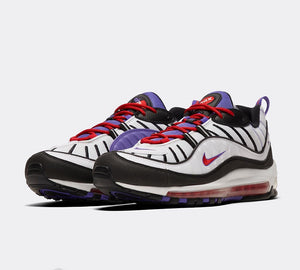 Nike Air Max 98 Trainer | White / Black / Psychic Purple