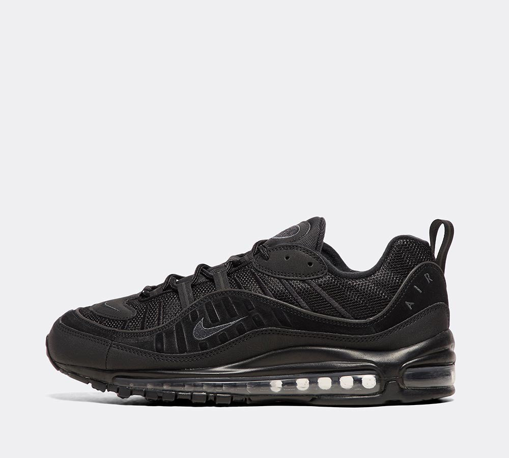 Nike Share Nike Air Max 98 Trainer | Black / Anthracite