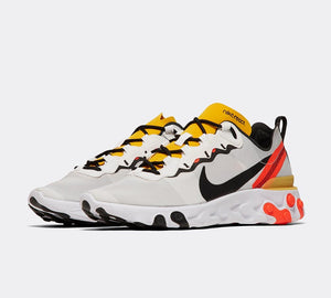 Nike React Element 55 Trainer | White / Black / Bright Crimson