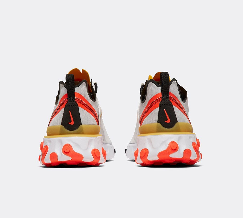 Nike React Element 55 Trainer | White / Black / Bright Crimson