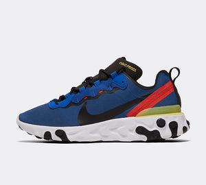 Nike React Element 55 Trainer | Game Royal Blue / Black / White